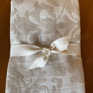 POTTERY BARN Jacquard Medallion NATURAL Euro Shams